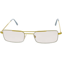 Andy Wolf Unisex Eyeglasses - Yellow Green Metal Rectangular Full Rim Frame | 4739 F ,