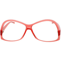 Andy Wolf Women's Eyeglasses - Crystal Red Acetate Cat Eye Full Rim Frame | 5049 D ,