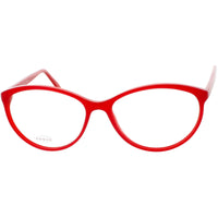 Andy Wolf Women's Eyeglasses - Red Acetate Cat Eye Full Rim Frame Demo Lens | 5056 K ,
