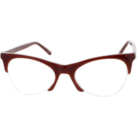 Andy Wolf Women's Eyeglasses - Bordeaux Acetate Cat Eye Shape Frame Demo Lens | 5078 E ,