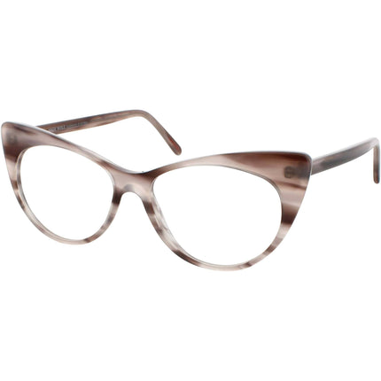 Andy Wolf Women's Eyeglasses - Brown Grey Acetate Cat Eye Full Rim Frame | 5087 C ,