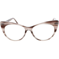 Andy Wolf Women's Eyeglasses - Brown Grey Acetate Cat Eye Full Rim Frame | 5087 C ,