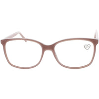 Andy Wolf Women's Eyeglasses - Beige Acetate Square Full Rim Frame Demo Lens | 5100 H ,
