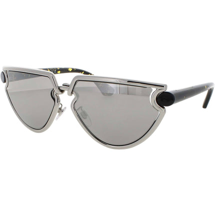 Burberry Women's Sunglasses - Silver Metal/Plastic Irregular Frame | 0BE3152 10056G ,
