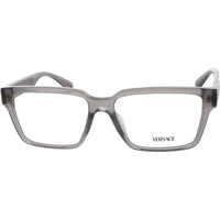 Versace Men's Eyeglasses - Opal Grey Acetate Square Full Rim Frame | 0VE3339U 5406 ,