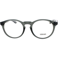 Versace Unisex Eyeglasses - Transparent Grey Acetate Round Full Rim | 0VE3355U 5453 ,
