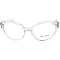 Versace Women's Eyeglasses - Crystal Acetate Cat Eye Full Rim Frame | 0VE3349U 148 ,