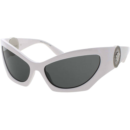 Versace Women's Sunglasses - White Plastic Cat Eye Full Rim Frame | 0VE4450 314/87 ,