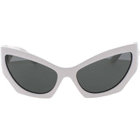 Versace Women's Sunglasses - White Plastic Cat Eye Full Rim Frame | 0VE4450 314/87 ,