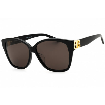 Balenciaga Women's Sunglasses - Black/Gold Acetate Square Shape Frame | BB0135SA 001 ,