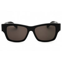 Balenciaga Unisex Sunglasses - Black Acetate Square Full Rim Frame | BB0262SA 001 ,