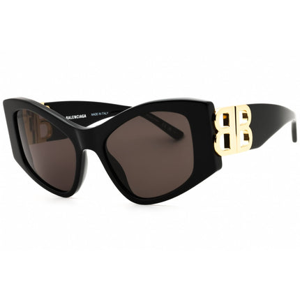 Balenciaga Women's Sunglasses - Black Acetate Cat Eye Full Rim Frame | BB0287S 001 ,