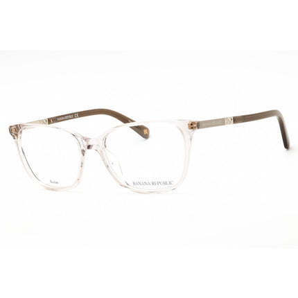 Banana Republic Women's Eyeglasses - Beige Crystal Square Full Rim | BR 217 0SD9 00 ,