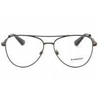 Burberry Unisex Eyeglasses - Grey Metal Aviator Shape Full Rim Frame | 0BE1386 1316 ,