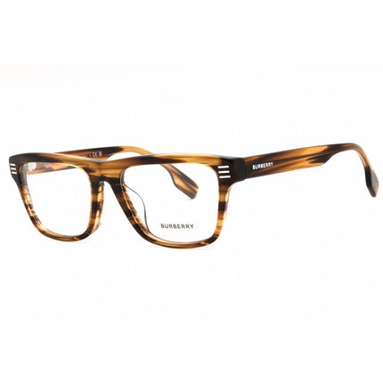 Burberry Men's Eyeglasses - Transparent Brown Horn Full Rim Frame | 0BE2387F 4096 ,