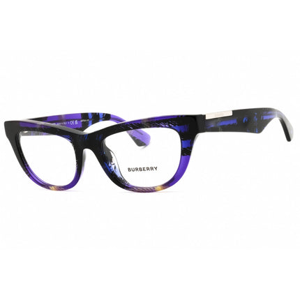 Burberry Women's Eyeglasses - Check Violet Plastic Butterfly Full Rim | 0BE2406U 4113 ,
