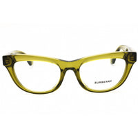Burberry Women's Eyeglasses - Green Plastic Butterfly Full Rim Frame | 0BE2406U 4118 ,