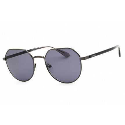 Calvin Klein Unisex Sunglasses - Dark Gunmetal Acetate Panthos Frame | CK23125S 009 ,