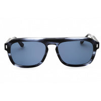 Calvin Klein Men's Sunglasses - Striped Blue Acetate Square Full Rim | CK24504S 416 ,