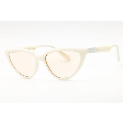 Calvin Klein Jeans Women's Sunglasses - White Cat Eye Full Rim Frame | CKJ23658S 100 ,