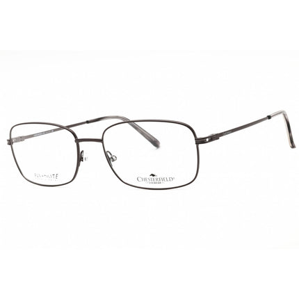 Chesterfield Men's Eyeglasses - Dark Ruthenium Rectangular Full Rim | CH 812 0TZ2 00 ,