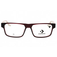 Converse Men's Eyeglasses - Crystal Deep Bordeaux Rectangular Full Rim | CV5123 601 ,