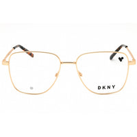 DKNY Women's Eyeglasses - Satin Gold Metal Square Shape Full Rim Frame | DK1031 717 ,