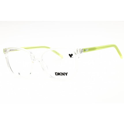 DKNY Women's Eyeglasses - Crystal Clear Injected Propionate Cat Eye Frame | DK5052 000 ,