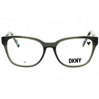DKNY Women's Eyeglasses - Crystal Forest Acetate Square Full Rim Frame | DK5054 306 ,