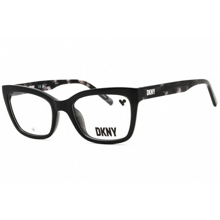 DKNY Women's Eyeglasses - Black Crystal Injected Propionate Cat Eye Frame | DK5068 001 ,