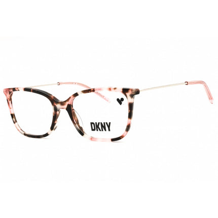 DKNY Women's Eyeglasses - Pink Tortoise Acetate Cat Eye Full Rim Frame | DK7008 265 ,