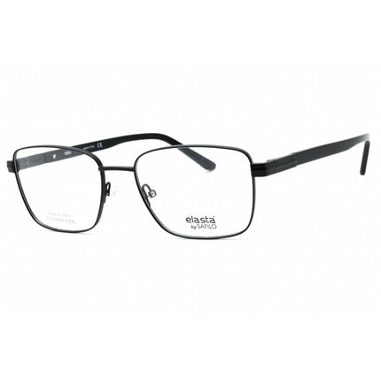 Elasta Men's Eyeglasses - Matte Black Metal Square Full Rim Frame | E 3125 0003 00 ,