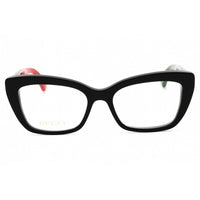 Gucci Women's Eyeglasses - Black Acetate Cat Eye Shape Full Rim Frame | GG0165ON 001 ,