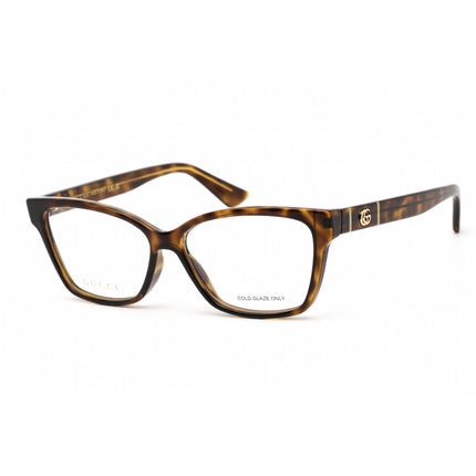 Gucci Unisex Eyeglasses - Havana Injected Propionate Cat Eye Full Rim | GG0634O 002 ,