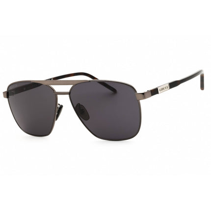 Gucci Men's Sunglasses - Ruthenium Havana Metal Pantos Full Rim Frame | GG1164S 001 ,