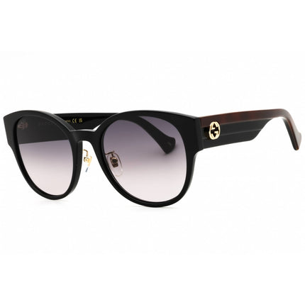 Gucci Women's Sunglasses - Black/Havana Acetate Round Full Rim Frame | GG1304SK 001 ,