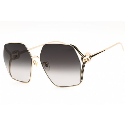 Gucci Women's Sunglasses - Gold Metal Oversized Shape Full Rim Frame | GG1322SA 001 ,