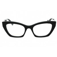 Gucci Women's Eyeglasses - Black Acetate Cat Eye Shape Full Rim Frame | GG1334O 001 ,