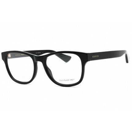 Gucci Men's Eyeglasses - Black Injected Propionate Square Full Rim Frame | GG1344O 001 ,