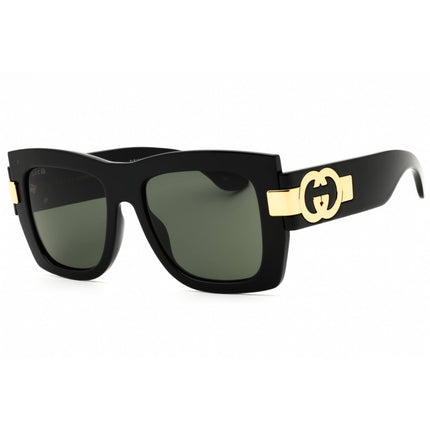 Gucci Women's Sunglasses - Black Injected Propionate Square Shape Frame | GG1688S 001 ,