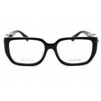 Gucci Women's Eyeglasses - Black Injected Propionate Rectangular Frame | GG1694OA 001 ,