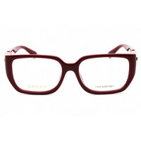 Gucci Women's Eyeglasses - Burgundy Injected Propionate Full Rim Frame | GG1694OA 003 ,