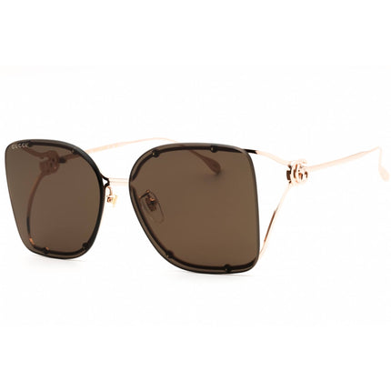 Gucci Women's Sunglasses - Rose Gold Metal Geometric Full Rim Frame | GG1713SA 002 ,