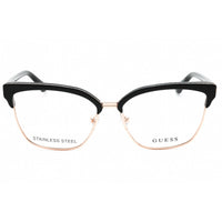 Guess Women's Eyeglasses - Shiny Black Injected Propionate Cat Eye Frame | GU2945 001 ,