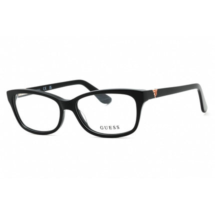 Guess Women's Eyeglasses - Shiny Black Acetate Cat Eye Full Rim Frame | GU2948 001 ,