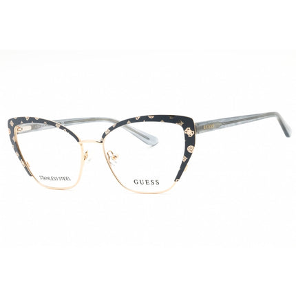 Guess Women's Eyeglasses - Grey/Other Metal Cat Eye Shape Full Rim Frame | GU50122 020 ,
