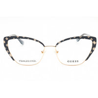 Guess Women's Eyeglasses - Grey/Other Metal Cat Eye Shape Full Rim Frame | GU50122 020 ,