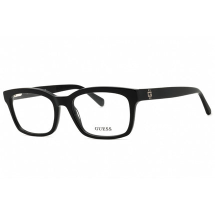 Guess Men's Eyeglasses - Shiny Black Acetate Square Shape Full Rim Frame | GU50252 001 ,