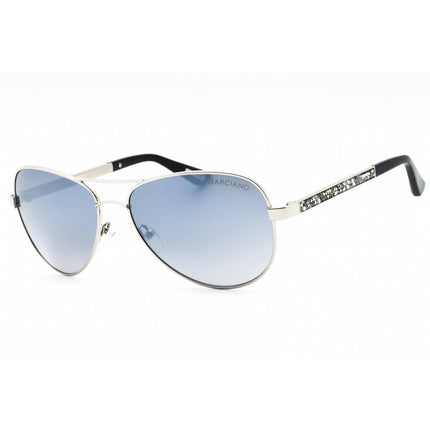 Guess by Marciano Women's Sunglasses - Shiny Dark Nickeltin Full Rim | GM0754 06C ,