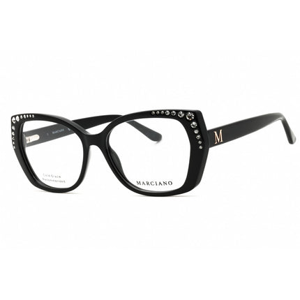 Guess by Marciano Women's Eyeglasses - Shiny Black Butterfly Full Rim | GM50001 001 ,